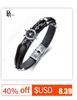 Para Meu Filho Coragem da Mamãe PAPAI Pulseiras Homem Masculino Menino Aço Inoxidável Silicone Preto Esportes Amor Familiar pulseira Ajustável