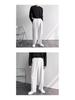 Men's Spring Light Luxury Black Wide-Leg Casual Trousers