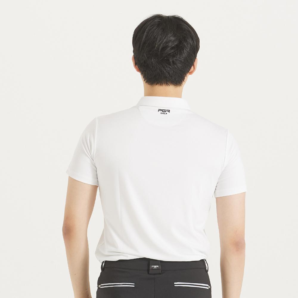 PGR Long Sleeve Collared T-Shirt White Gt-3285