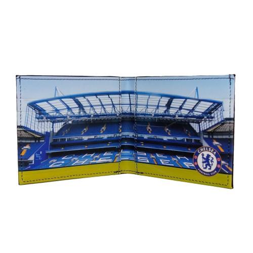 Chelsea FC Stadium Faux Leather Football Wallet