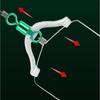 10/20Pcs 8 Shaped Rings Contactor Fishing Line Bifurcation Swivels Subline Splitter Anti Entanglements Fishing Tackle