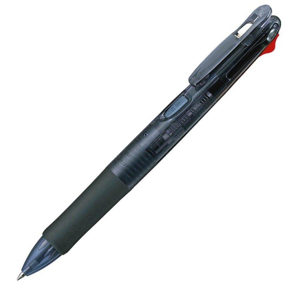 

Zebra ballpoint 10 4-color pen, Clip-on G4C, black, pieces, B-B4A3-BK чёрный