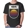 Unisex Crew Neck T-Shirt 404 Decade Not Found Graphic Short Sleeve Casual Tee