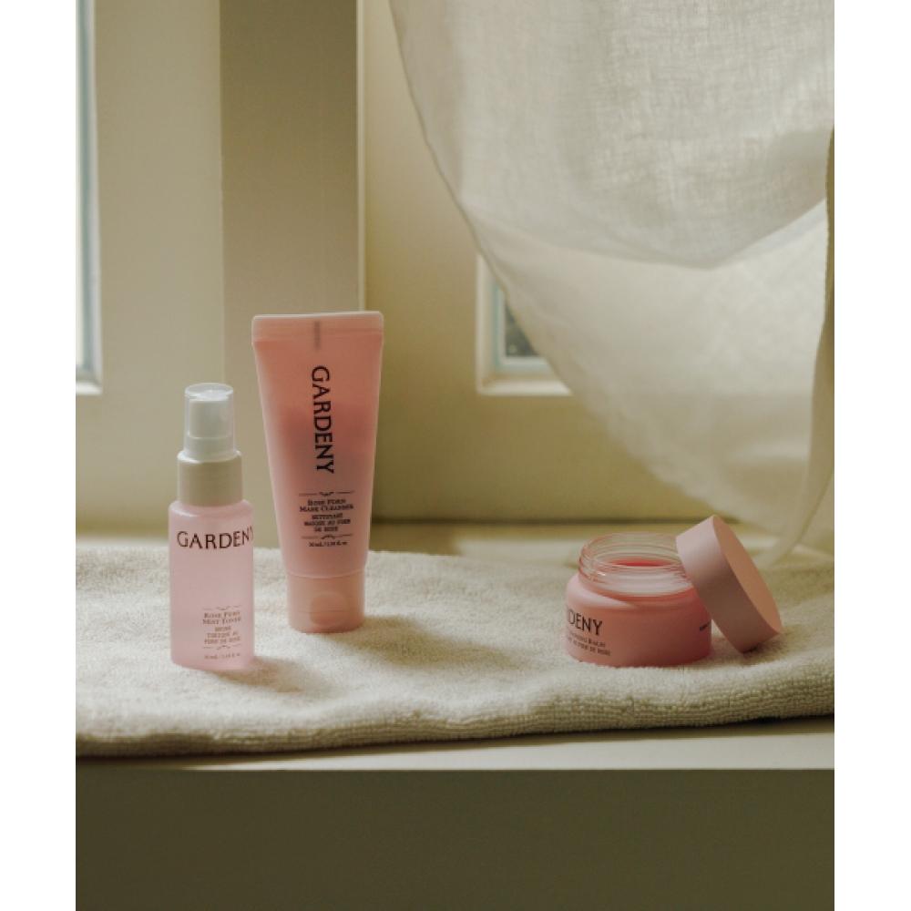 Gardeny [Rose Skincare] Rose Pdrn Essential Mini 3 Types  Cleansing Balm 30ml + Pack Cleanser 30ml + Mist Toner 30ml 