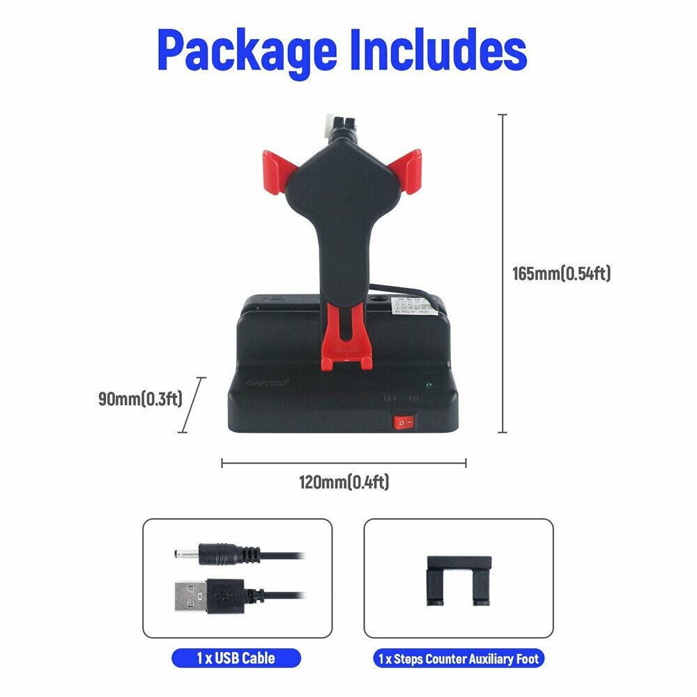 USB Steps Counter Phone Holder Swing Wiggle Pedometer Quiet Phone Shaker for Pokemon Mobile Phone