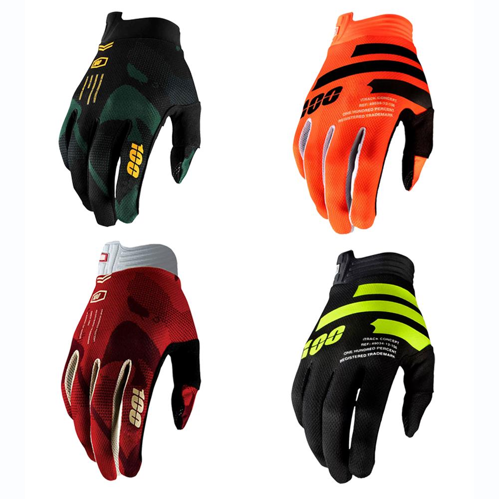 100 Motocross Racing Gloves Mens Women Breathable Off-road BMX MTB Mountain Bike Guantes Downhill Full Finger Motorcycle Gloves