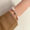 2022 New Fashion Lady Elegant Love Pendant Bracelet Light Luxury Lovely Girl Luxury Jewelry Gift Sleek Bracelet