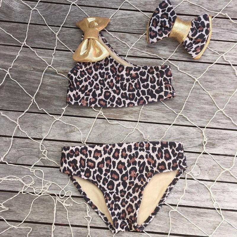 baby girl leopard swimsuit
