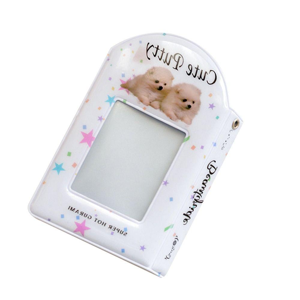 Creative Cute Puppy Card Album PVC with 16 Internal Pages Photocard Binder 3 Inch Mini Idol Card Collect Book
