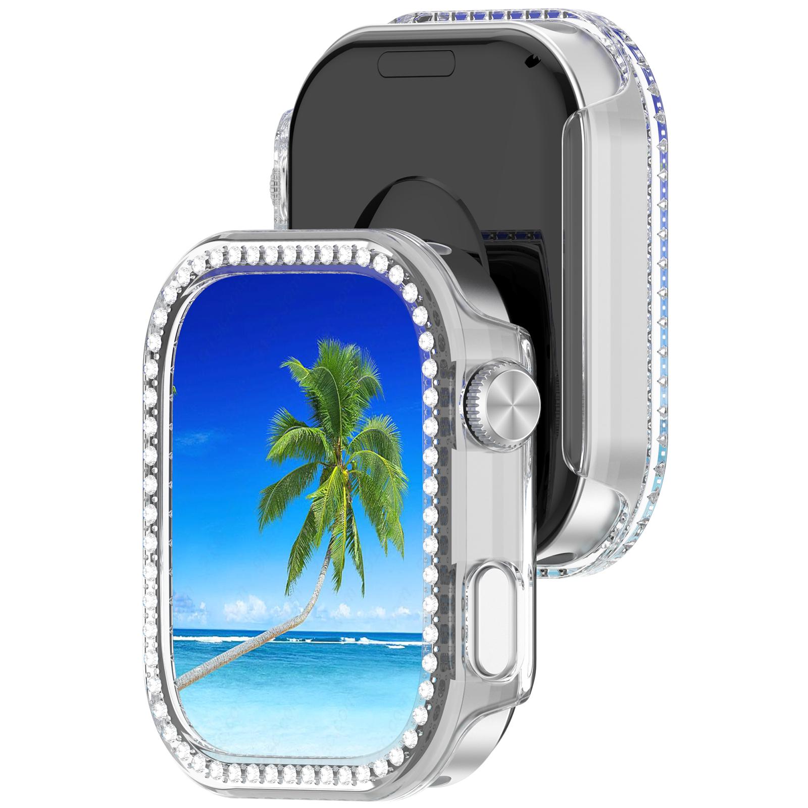 Women Diamond Case For Redmi Watch 6 Hollow PC Hard Cover Bumper For Redmi Watch 6 Smartwatch Protective Anti-drop Case for redmi watch 6