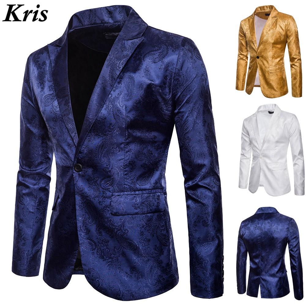 Générique 2024 - Charm Heren Casual One Button Fit Suit Jas Sequin Générique 2024 - Charm Heren Casual One Button Fit Suit Jas Sequin