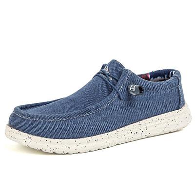 Large Size Fashion Men Canvas Casual Shoes Loafers Slip On Driving Shoes Moccasins Men Flats Shoes