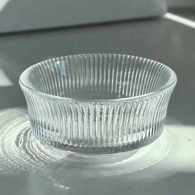 Japanese Crystal Glass Kung Fu Tea Cup with Gold Painting - Small Tasting Bowl