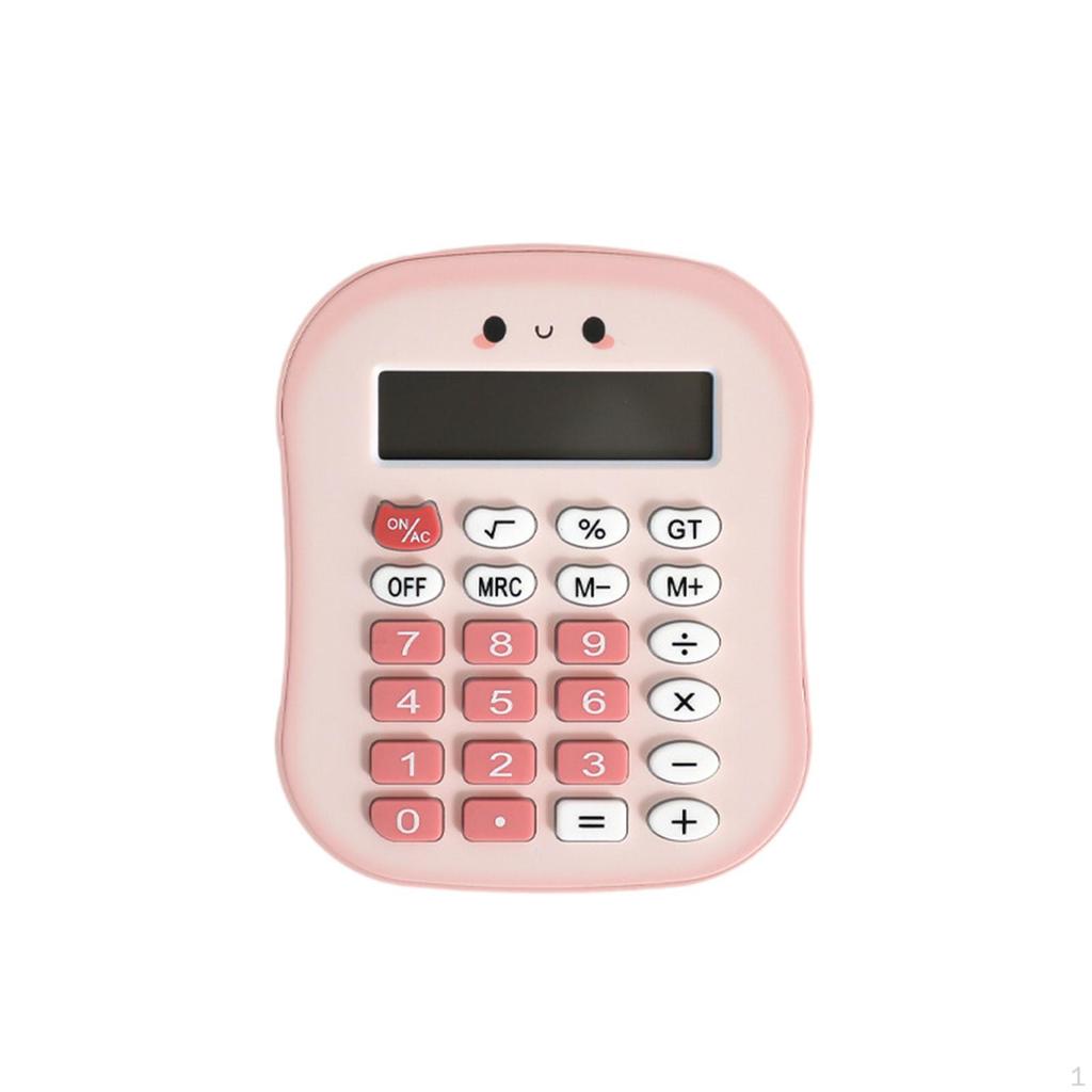 Bread Mini Calculator Portable Sturdy Lightweight,Basic,Cute,12 Digit for Office, Home, School