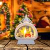Christmas Lantern Decor Lighted Snow Globe Lantern Christmas Lamp With Handle Exquisite Snowflake Pattern Christmas Scene Lamp