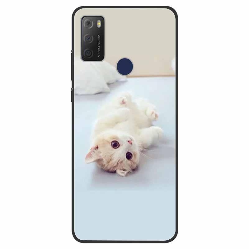 For TCL 20Y Case Shockproof Silicone Soft Phone Back Cover For TCL 20E 6125F Case TPU Bumper Coque For TCL20Y TCL20E 20 Y Funda