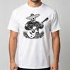 Mariachi Skeleton Guitar T-shirt Day of the Dead Halloween Shirts Sizes S-5XL