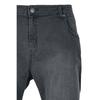 Jean - URBAN CLASSICS - Slim Fit Zip - 98% Coton - 2% Élasthanne - Noir
