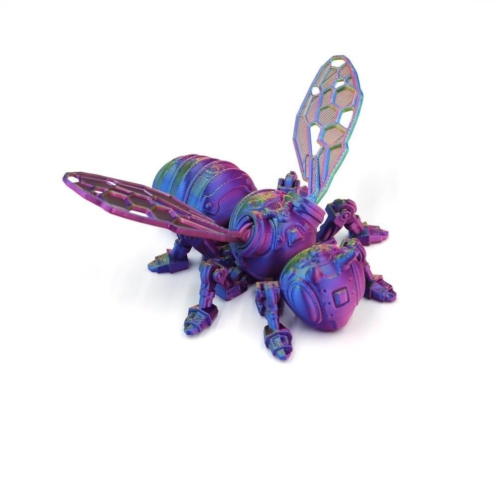 Movable Joint Mechanical Bee Toy Wing Joints Movable Joint Insect Toy  Home Decorations