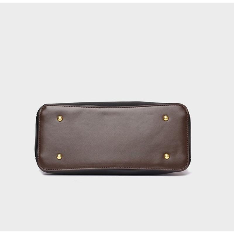 Elegante bolso tipo cartera con cremallera, moderno bolso de mano de gran capacidad para el trabajo, moderno bolso de mano con doble asa