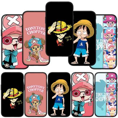 For iPhone 16 15 X XR Samsung Galaxy S24 S23 Plus Xiaomi Redmi Note 13 12 11 Pro Max 10 14 OPPO Huawei Cover Luffy One Tony Chopper Pieces Phone Case