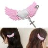 Stylish Hairpin With Soft Padded Wing Delicate Metalwork Hairpin Animen Style Hair Clip For Casual Or Prom Occasion