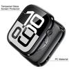 Ochrona ekranu do etui Apple Watch 11 10 42mm 46mm Akcesoria Poszycie Twardy zderzak z PC + Szkło hartowane Pokrowiec iWatch Seria 11