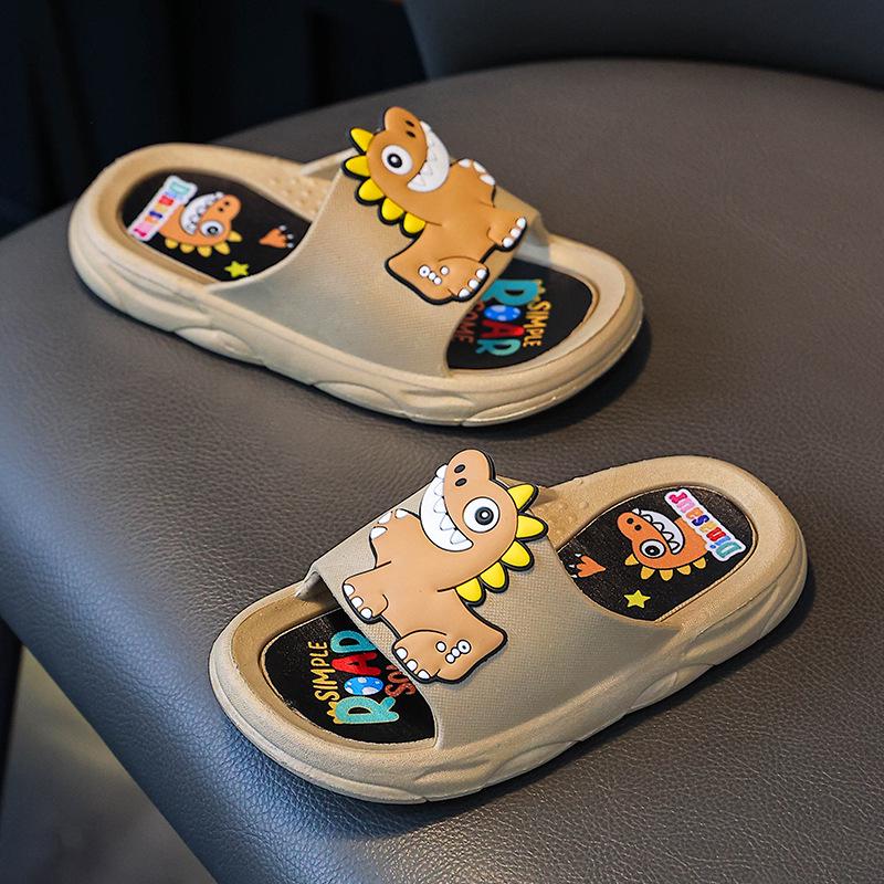 Νέο Στυλ Παιδικές Παντόφλες Δεινόσαυρος – Αντιολισθητικές, Μαλακή Σόλα, Χαριτωμένο Καλοκαιρινό Σχέδιο για Αγόρια και Κορίτσια