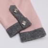 Chanel [New/Domestic Genuine] P71355K10217 CC Logos Button 100% Cashmere Tops 34 Pink / GrayUsed