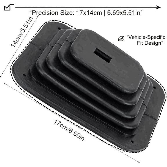 Gear Shift Boot,Gear Shift Cover Rubber Car Shifter Boot Replacement for 350,Enhanced Dust Protection Easy Installation