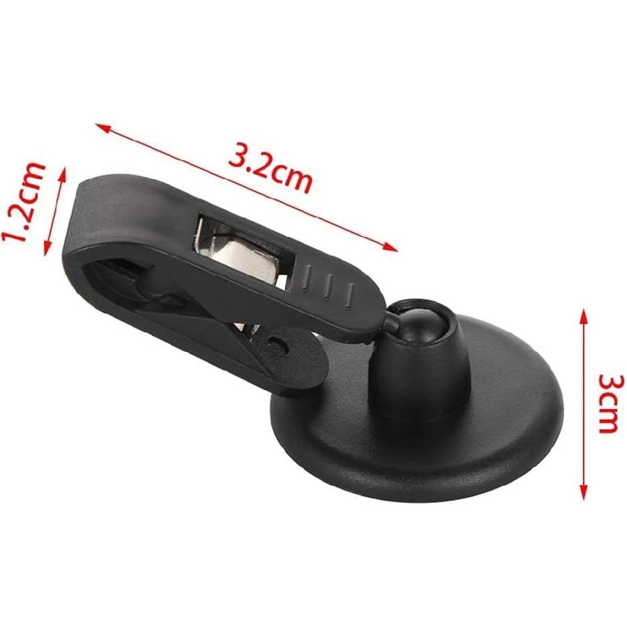 KENANLAN 2Pcs Car Note Pad Holder, Car Notepad Clip, Car Ticket Holder Sucker Clamp Parking Ticket Holder with Suction Cup