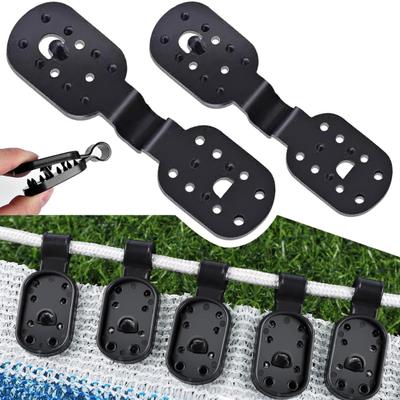 50 ks utěrka na stínítka Plastové spony Opakovaně použitelná spona na sluneční clonu Utěrka na stínítko Heavy Duty Lock Grip pro skleník