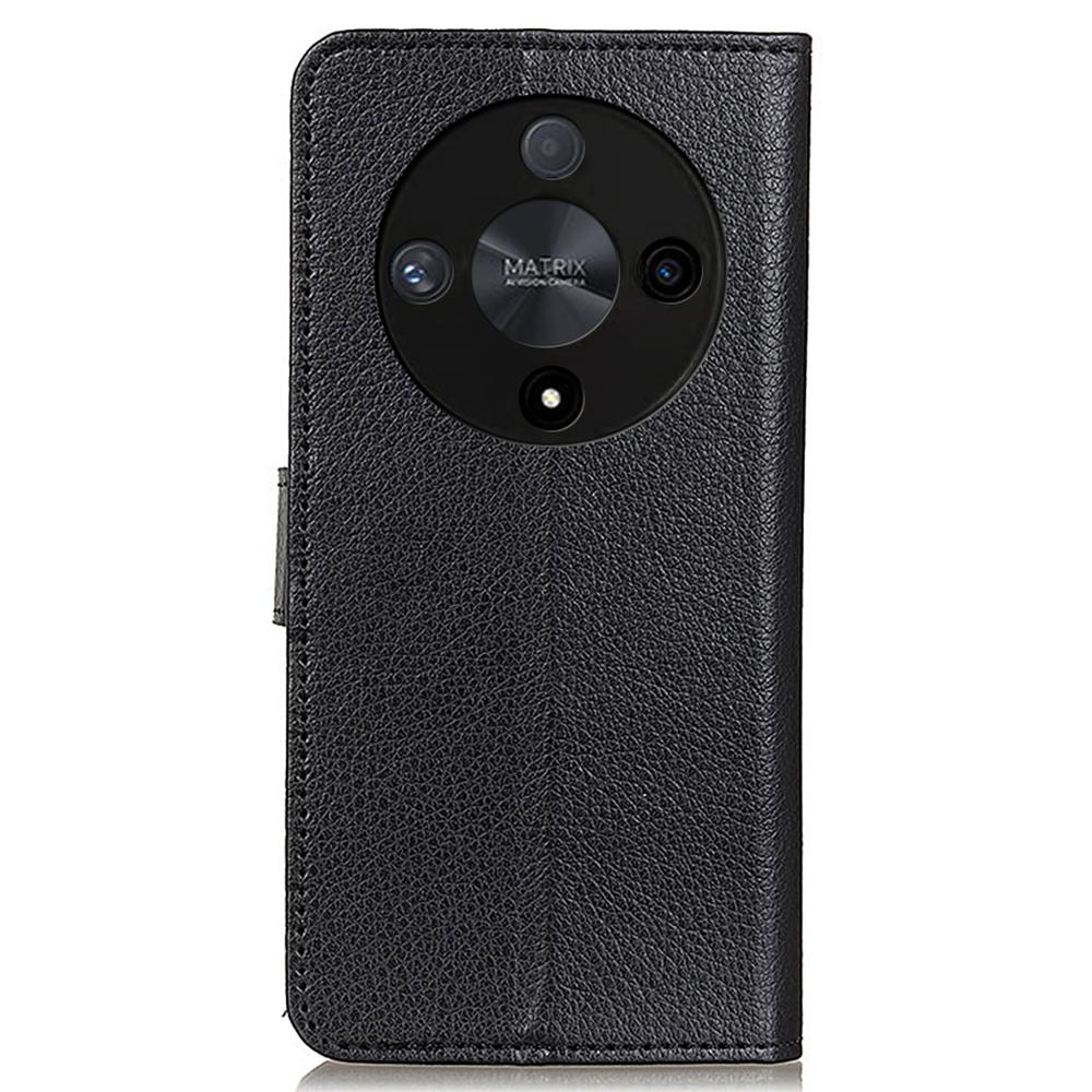 For Honor X9b 5G/Magic6 Lite 5G Case Litchi Texture Stand Leather Phone Cover