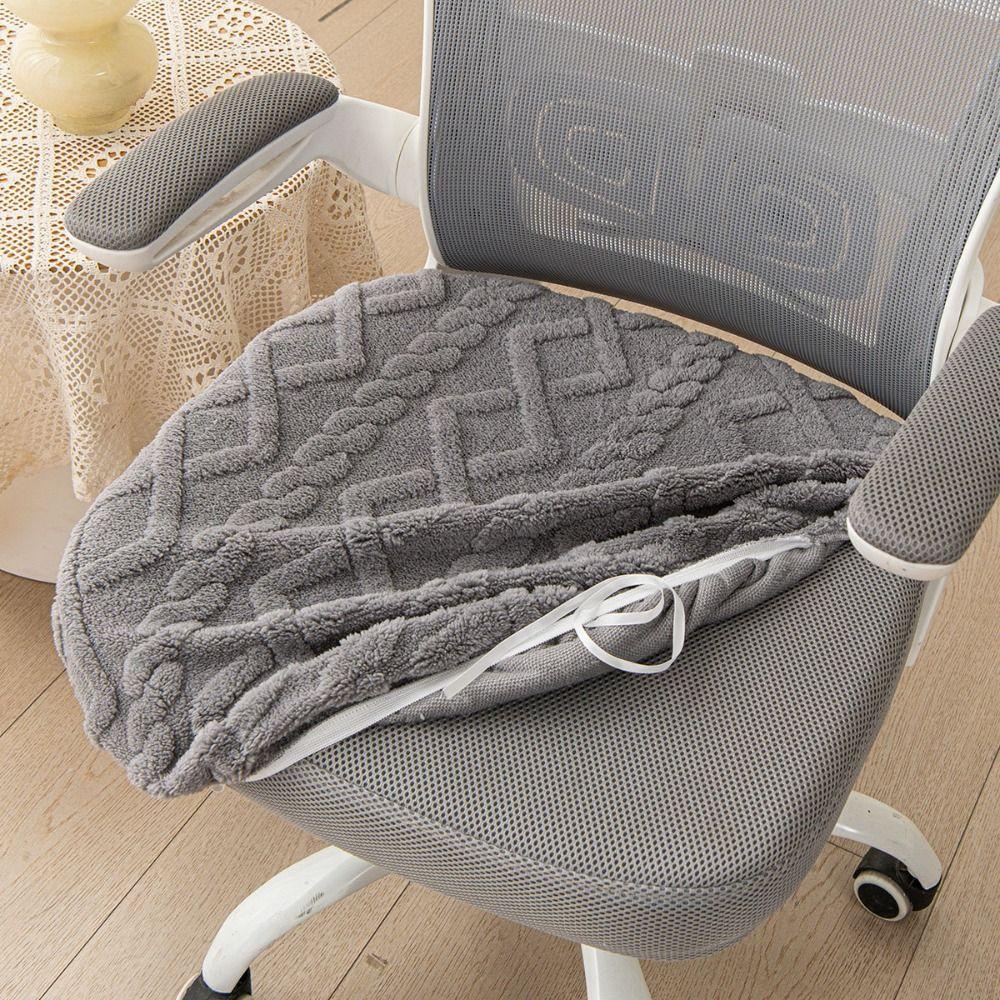 Universal Office Chair Seat Covers Jacquard Removable Computer Chair Cove Washable Thickened Chair Dustproof Cover