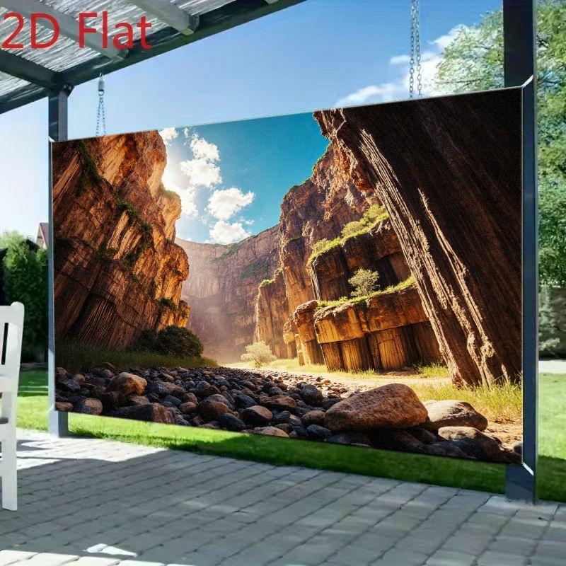 2D plane 1 piece of magnificent canyon scenery background fabric showcasing the geological charm of nature