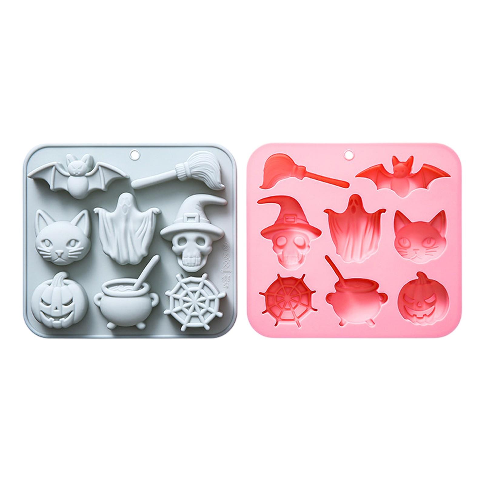 

Силиконовая форма на тему Хэллоуина, форма для торта, шоколада с подтеками глазури One Size розовый