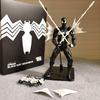 New Hot Black Neighbor Symbiosis Spider Man Handheld Venom Suit Joint Mobile Model Doll Toy