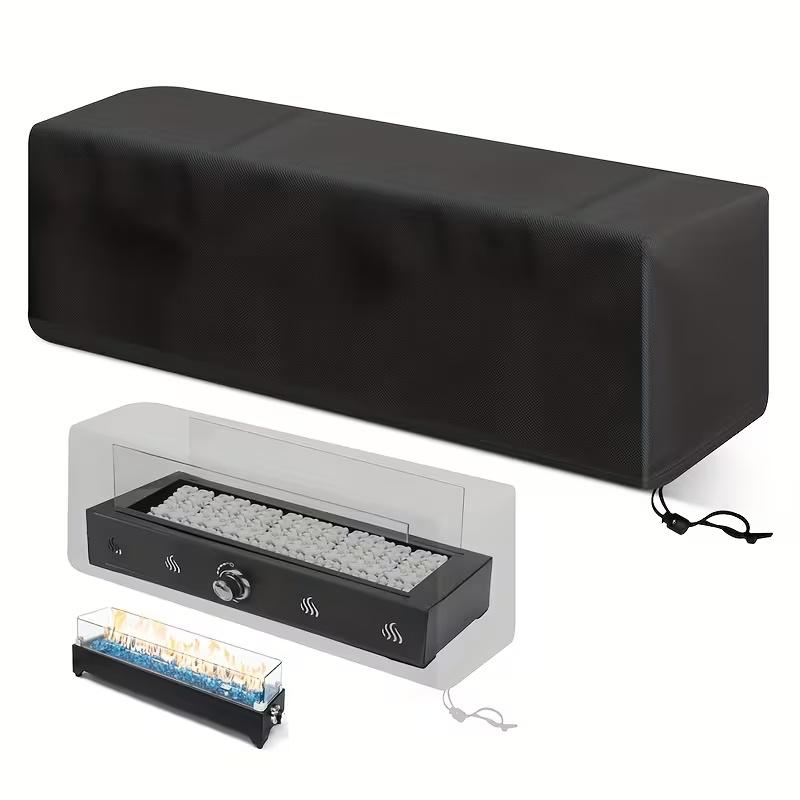 Heavy-Duty Oxford Fabric Fire Pit Cover - All-Season Outdoor Square Fire Pit Cover,Garden, Backyard - Fits Most Fire Pits