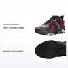 Kids Non-Slip Shock Absorbing Wear-Resistant Mid-Top Basketball Shoes Kids Basketball Shoes Black White Red 312241110-11
