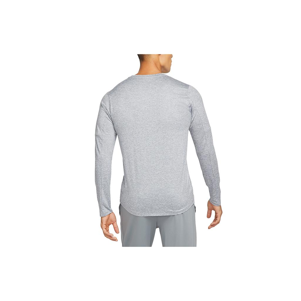 Nike T Shirts Men's Light Gray Crew Neck Moderate Straight Fit DD4755-084