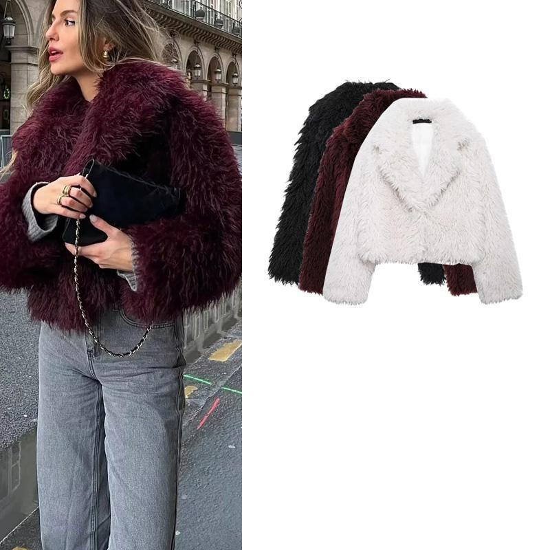 Spring New Arrival Women's Clothing Fashion Style French Design Fashion and Environment-Friendly Fur Short Outwear 57047748