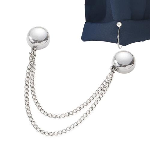 

Многофункциональная магнитная клипса для одежды с магнитной пряжкой, пуговица для регулировки талии и цепочка, прочная и регулируемая цепочка для подола для подгибки, брюк, кол