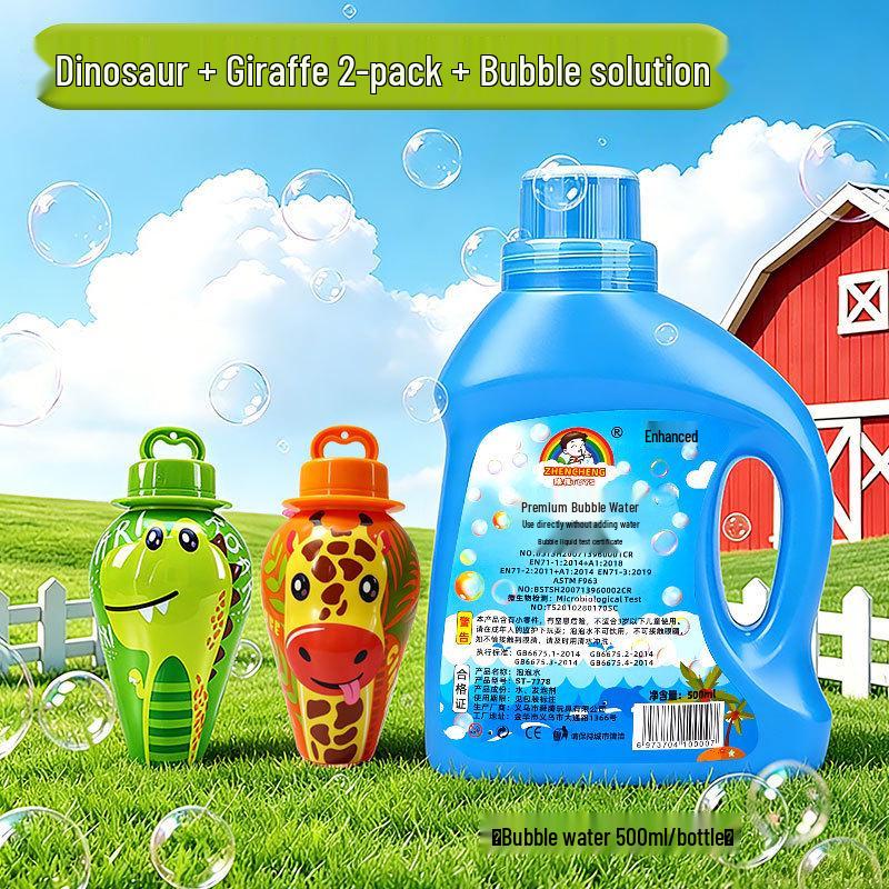 No-Spill Bubble Cup - Adorable Pet-Themed Handheld Bubble Wand for Kids' Outdoor Fun