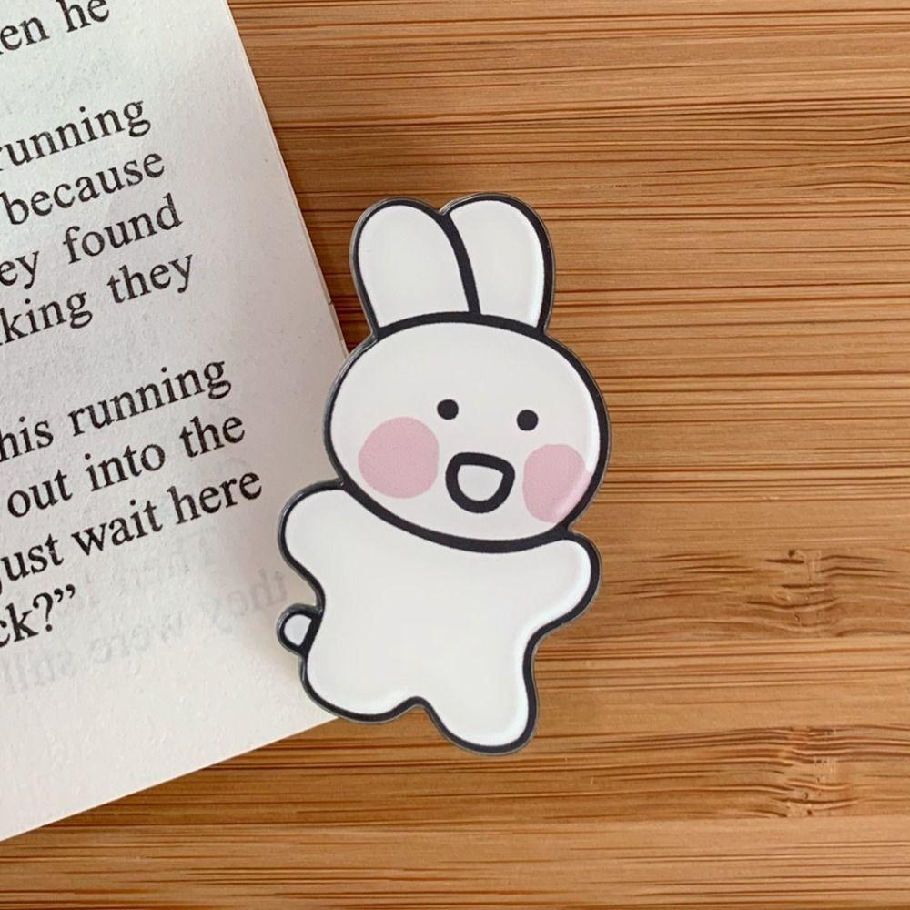 Bear Dog Pin Badge Acrylic Bear Bunny Lapel Pins Cartoons Dog Pin Cartoons Bunny Brooches Men