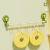 Candy Color Suction Cup Hook Sliding Track S Hook Movable Bathroom Door Hooks Towel Rack Removable Hanger Home Storage Supplies