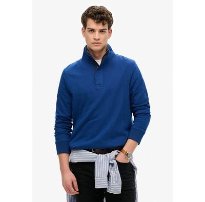 Superdry Classics Henley Pullover mit halbem Reißverschluss