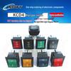 Rocker Power Reset Switch, 16A 250V, 4/6-Pin, 2/3-Position with Light, KCD4 Boat Shape