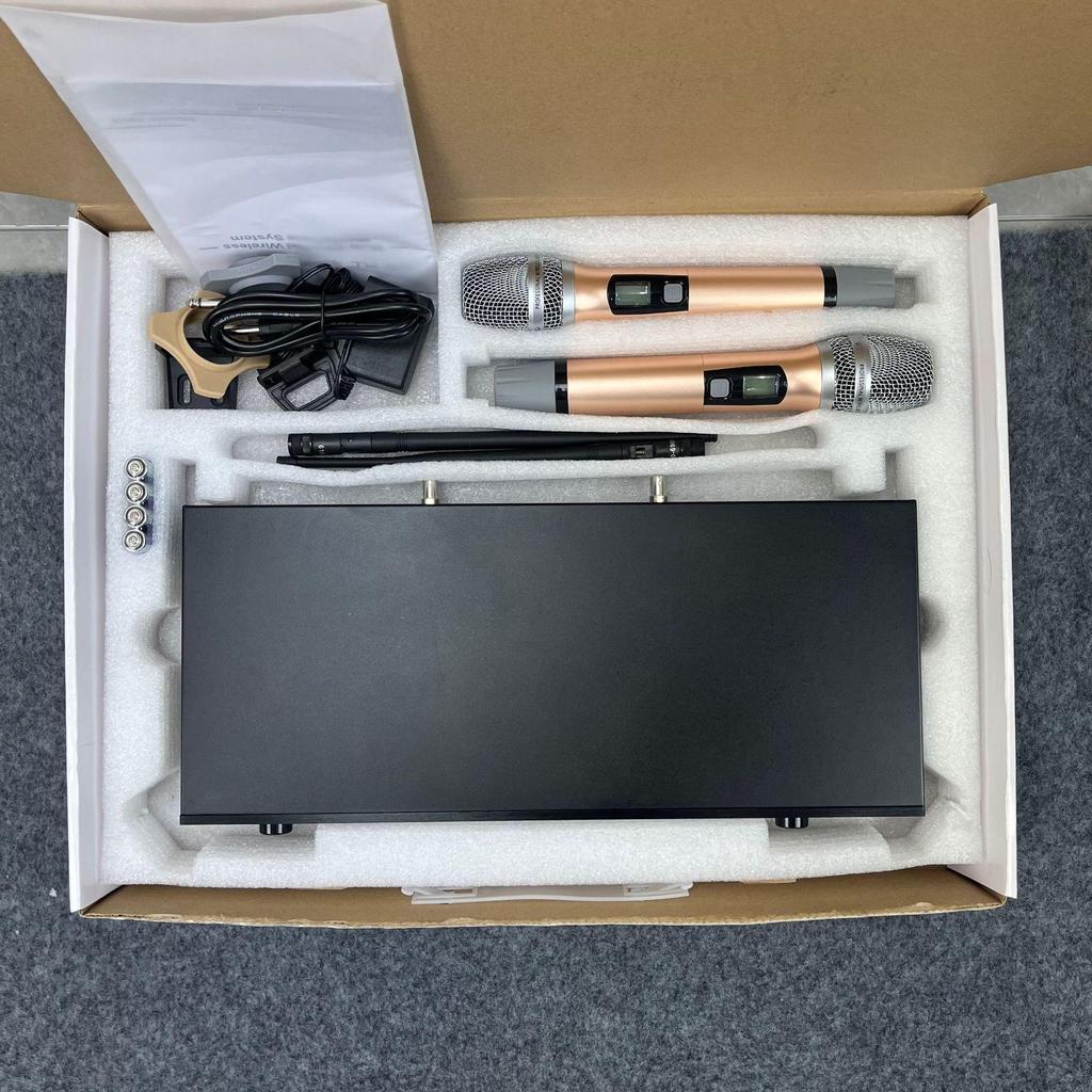 High-End U-Band Infrared Wireless Lavalier Headset Microphone for Stage & Conference Use