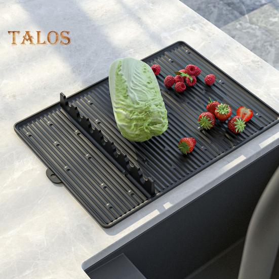 

Силиконовый коврик для гриля Blackstone, жаропрочный коврик для лопатки, подставка для гриля для барбекю, прочная силиконовая подставка для кухонной столешницы для барбекю синий