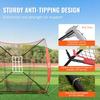 7x7 Ft Baseball Softball Practice Net, Portable Baseball Training Net for Hitting Catching Pitching, Backstop Baseball Equipment with Bow Frame, Carry